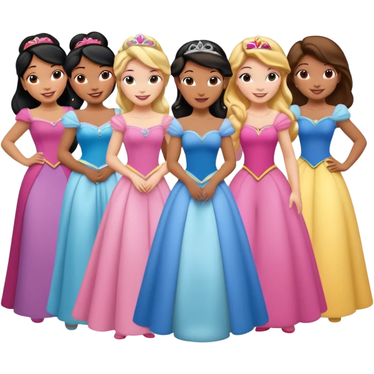 Disney princesses emoji