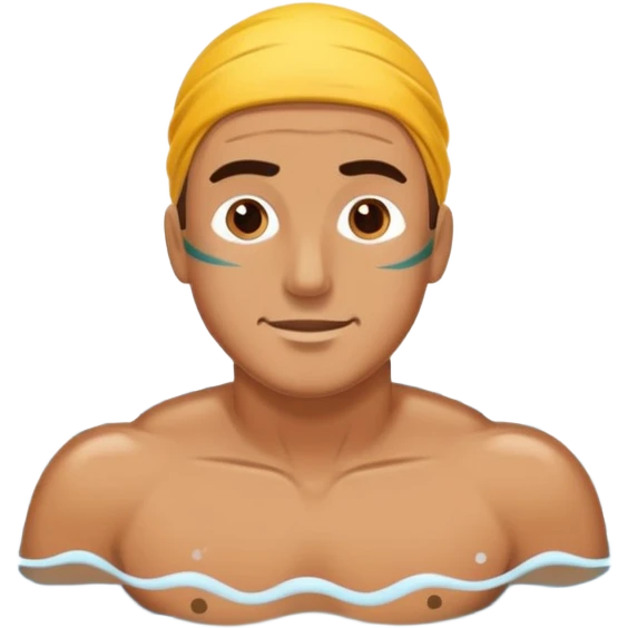 Man swimming emoji