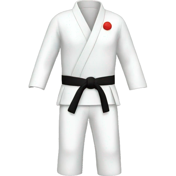 White belt emoji