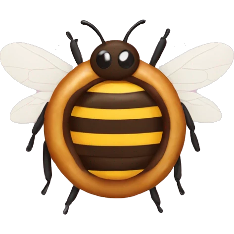 bee donut emoji