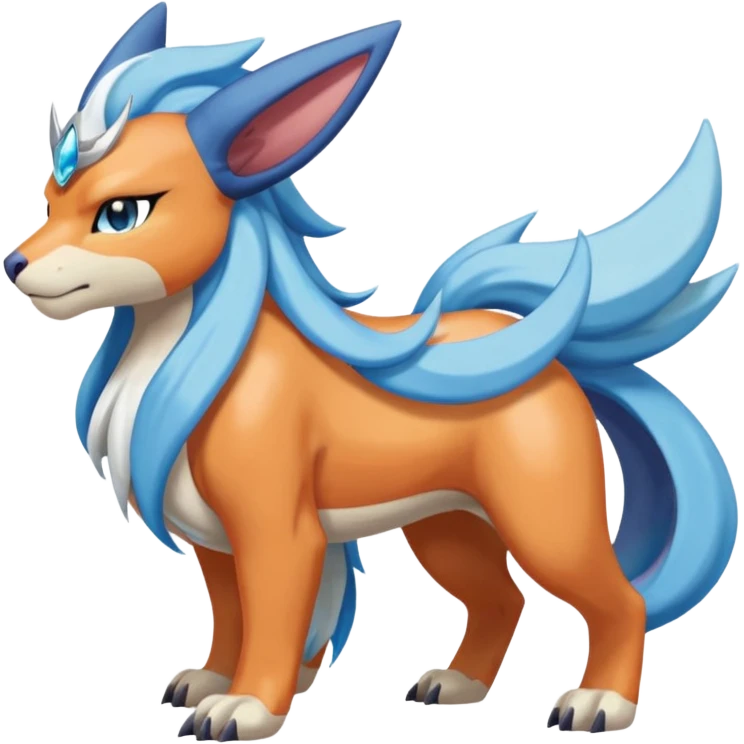 Primarina-Entei-Glaceon-Suicune-Amaura-Dialga-fusion emoji
