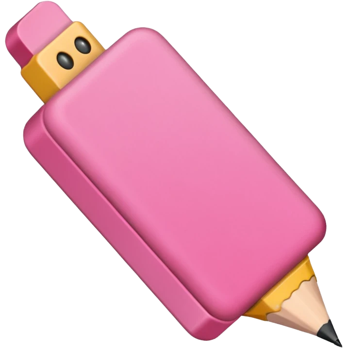 Pemadam Pensil emoji