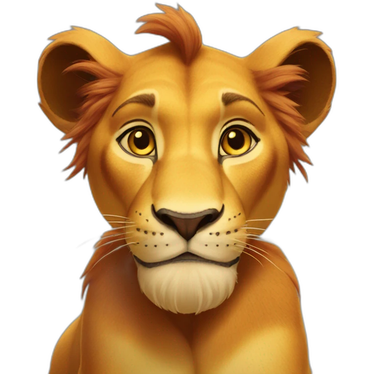 simba lion king emoji