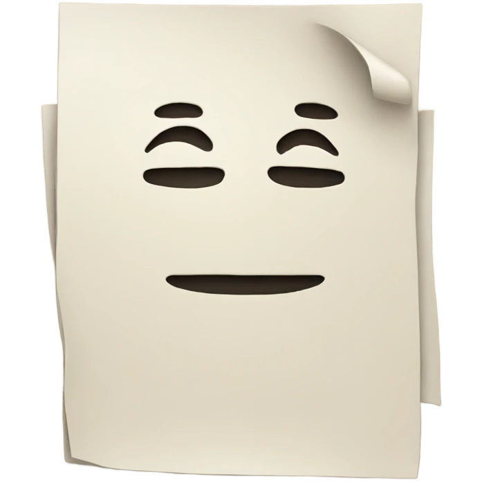 blank documents emoji