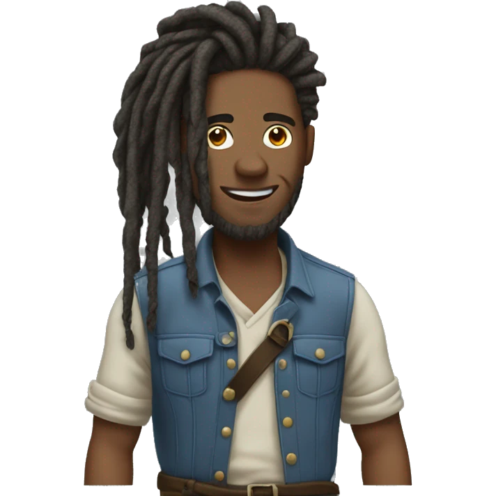 🗿with dreads emoji