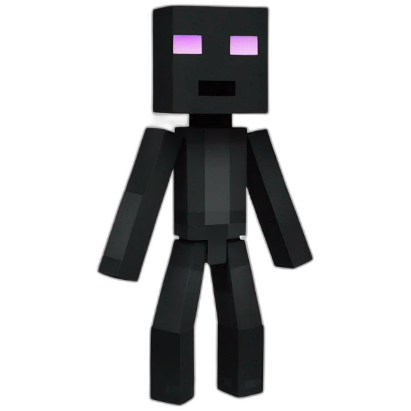 Minecraft enderman emoji