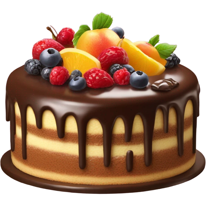 Gâteau luxueux couleur neutre  emoji