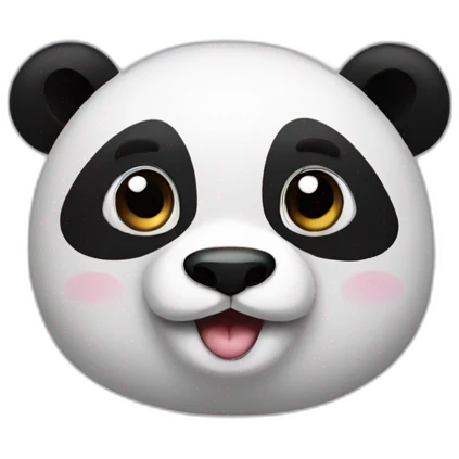 black friday panda emoji