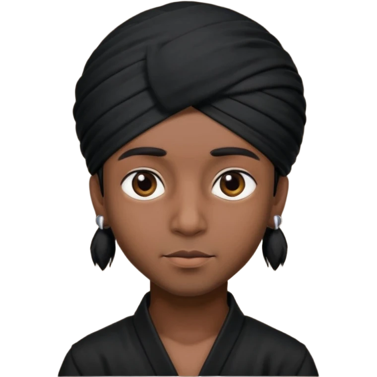 black turban indian boy emoji