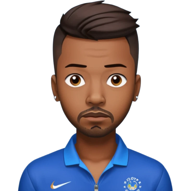 Hardik Pandya down emoji