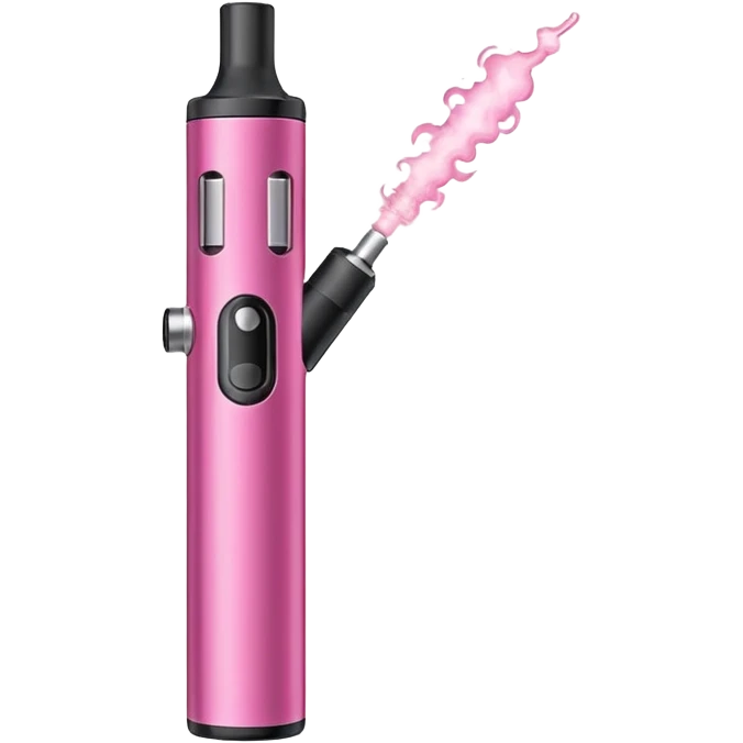 A pink vape emoji