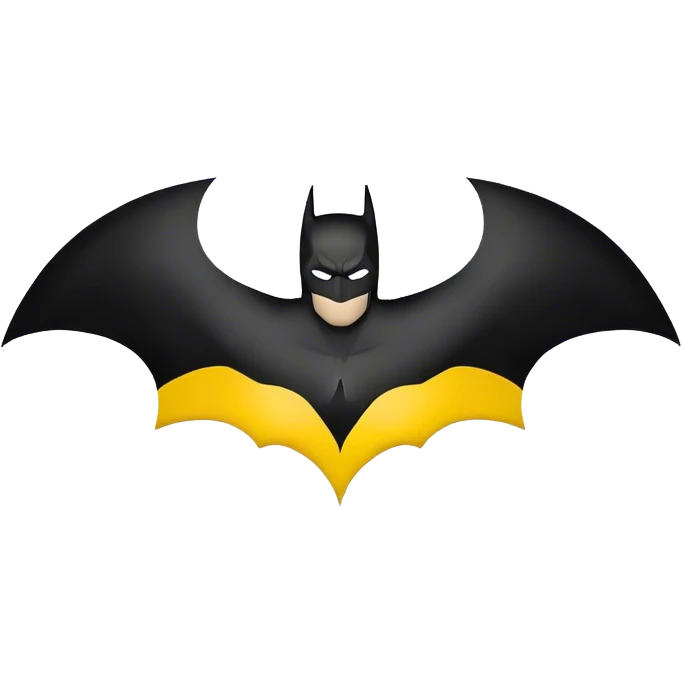 Batman logo emoji