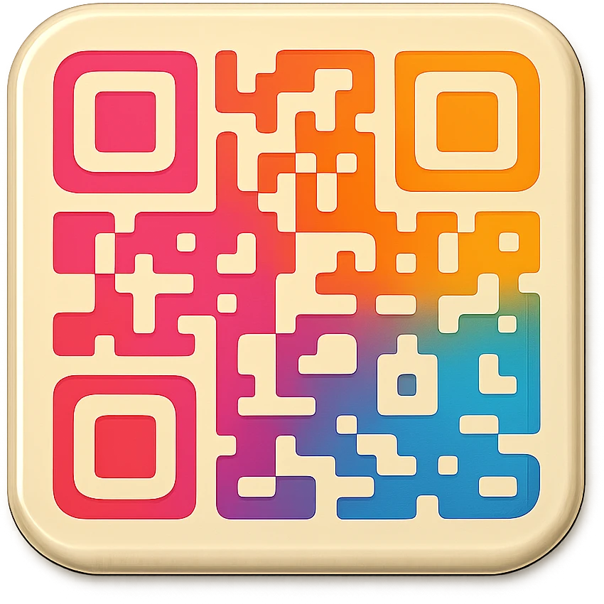 qr code badge emoji