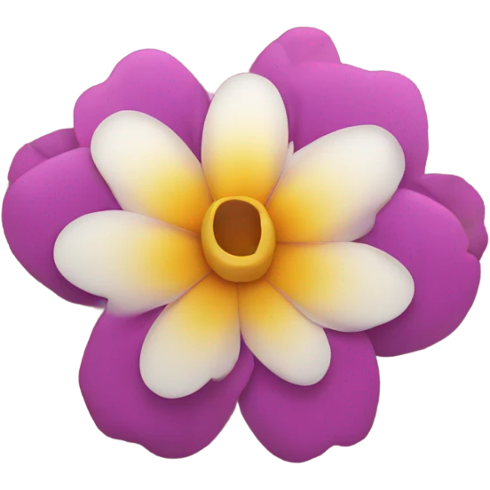 Flower bursting into hearts emoji