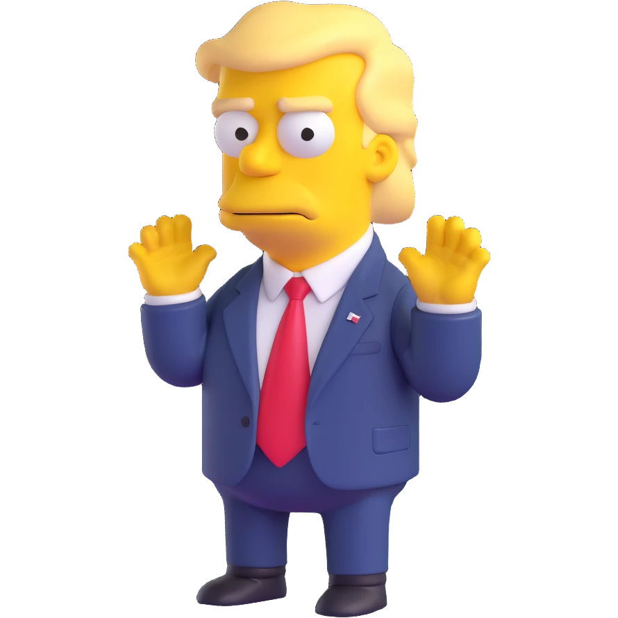 the Simpson Trump character emoji