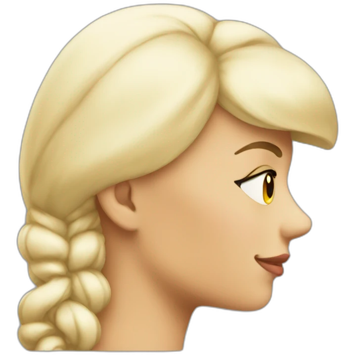 Gwen side profile emoji