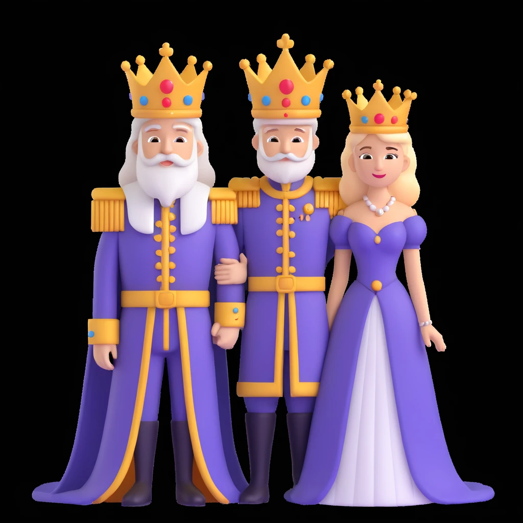 disney king and queen posing emoji