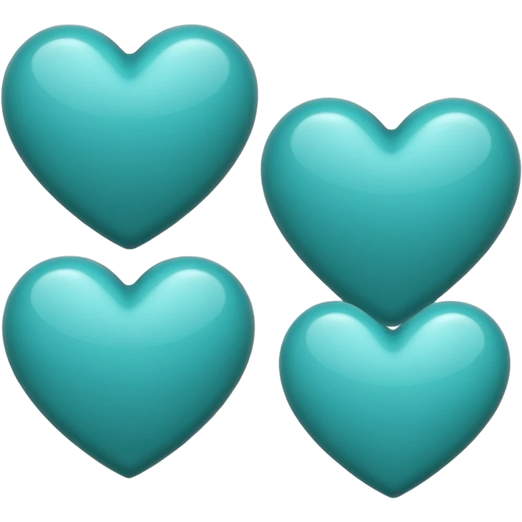 Teal heart emoji