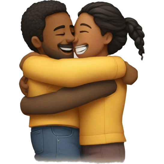 Hug relationship emoji