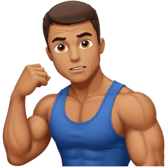 Homem mordendo a boca com tesao HOMEM emoji