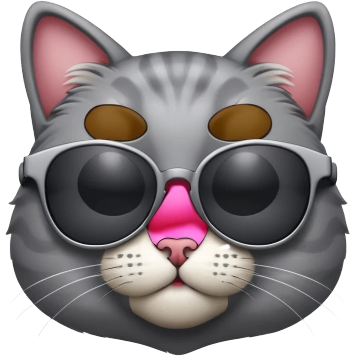 Cat wearing sunglasses emoji