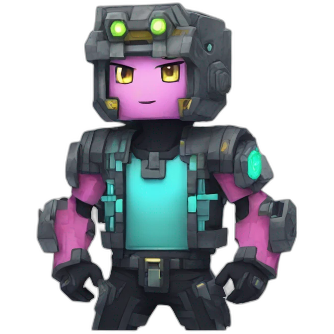 Pokemon Cyberpunk Minecraft City emoji