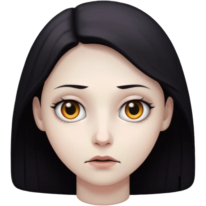 really uncanny person emoji