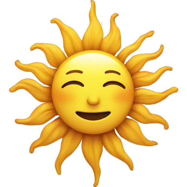 Sun emoji