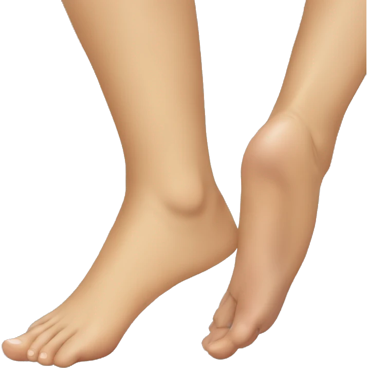 Dry-heeled feet emoji
