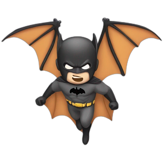 bat man fly super plumb emoji