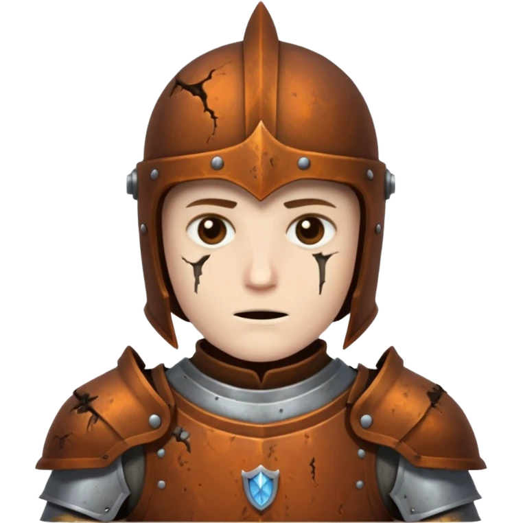 Rusty armor knight – Cracks, cursed aura






 emoji