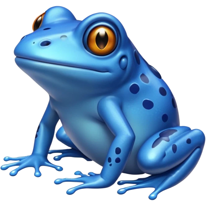 blue frog emoji