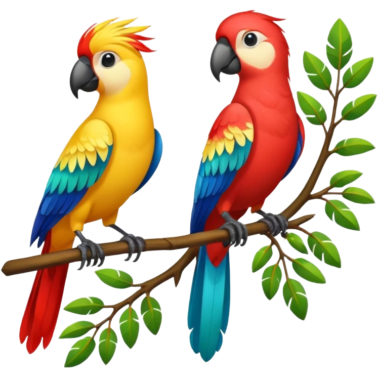 Jungle birds emoji