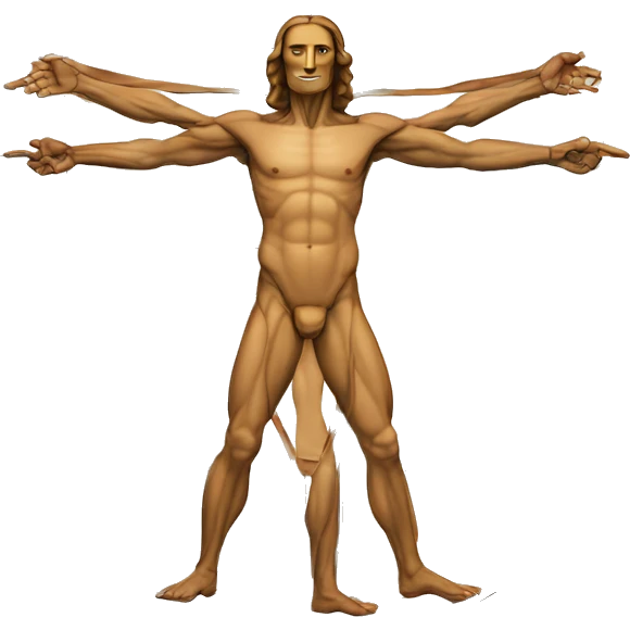 vitruvian Man emoji