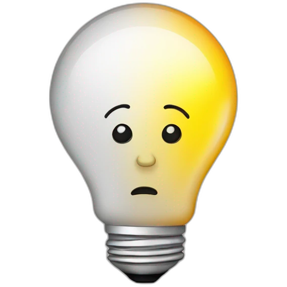 thinking lightbulb emoji
