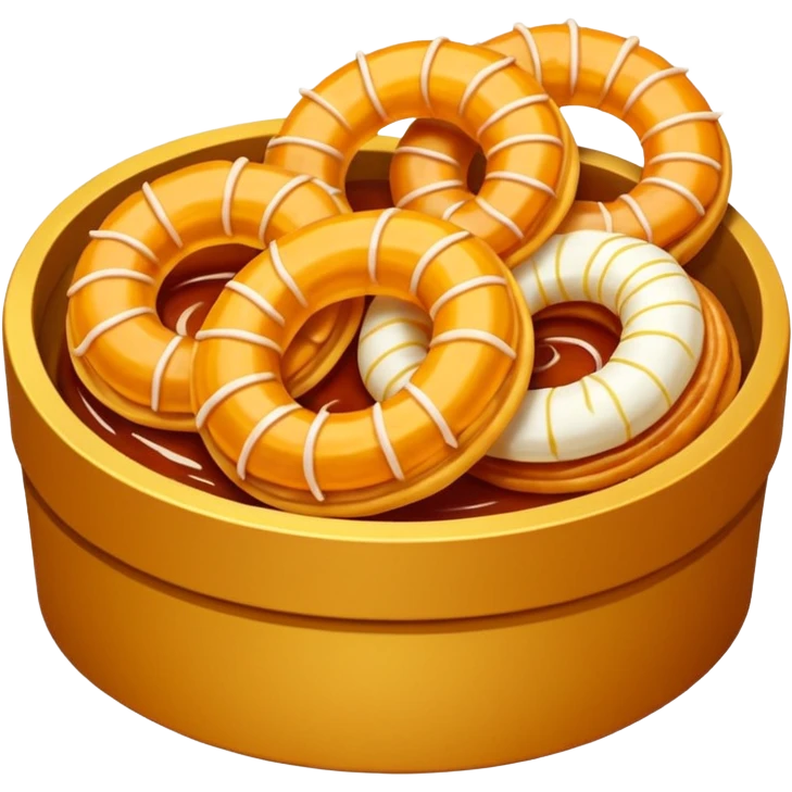 Pakistani jalebi and mitai and gulab jaman in a box emoji