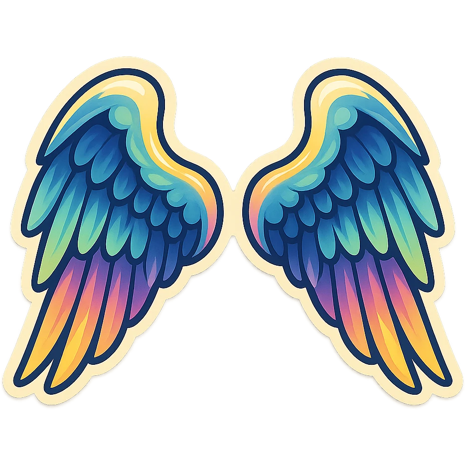 Angel wings emoji