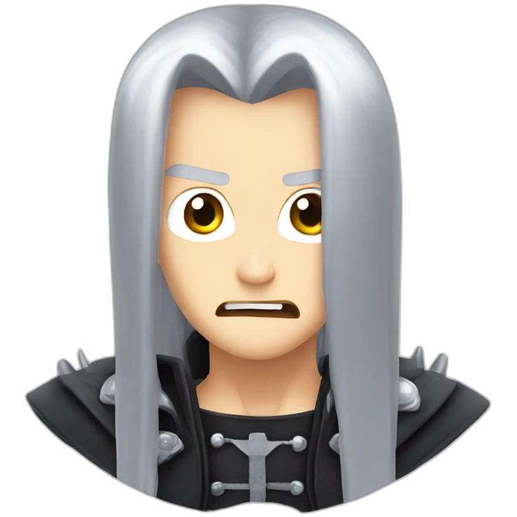Shocked Sephiroth emoji