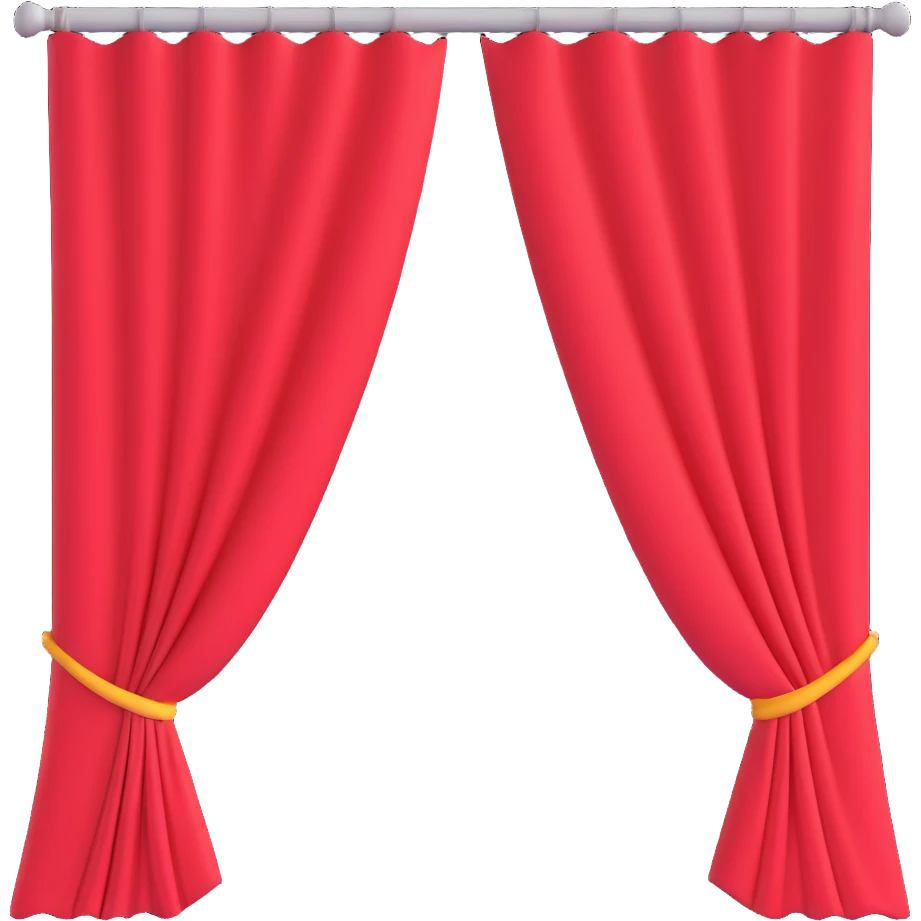 curtain plain emoji
