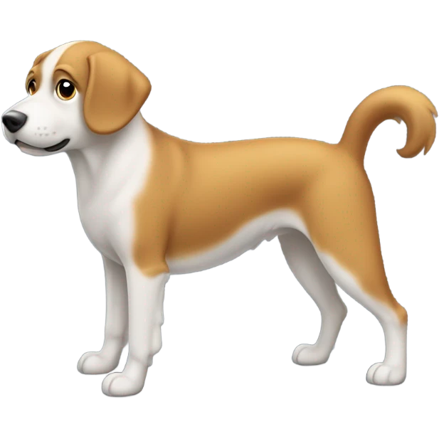Dog pooping  emoji