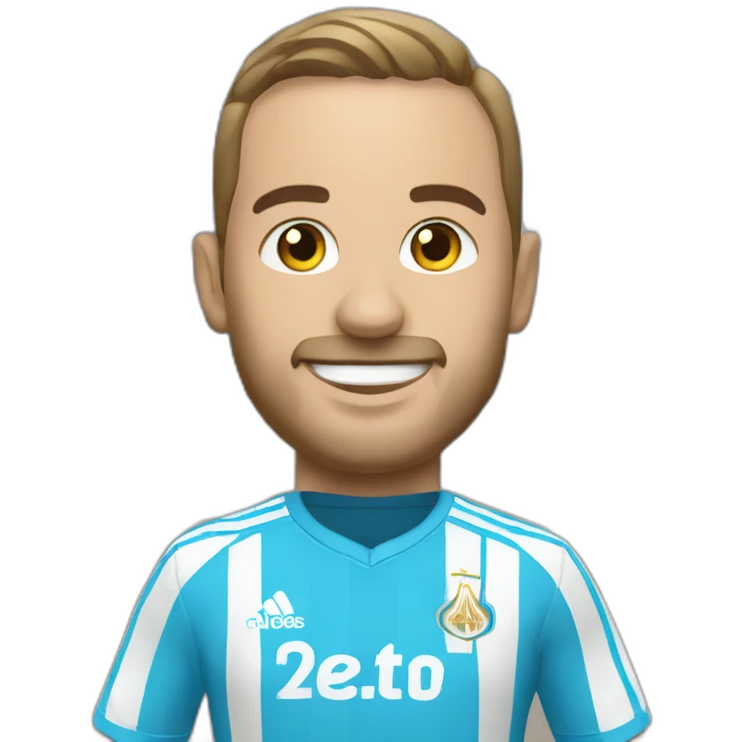 Olympique de Marseille supporter emoji