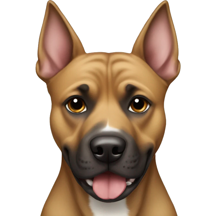 pitbull and german shepherd mix  emoji