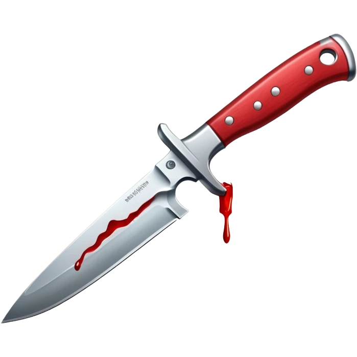 Knife with blood emoji