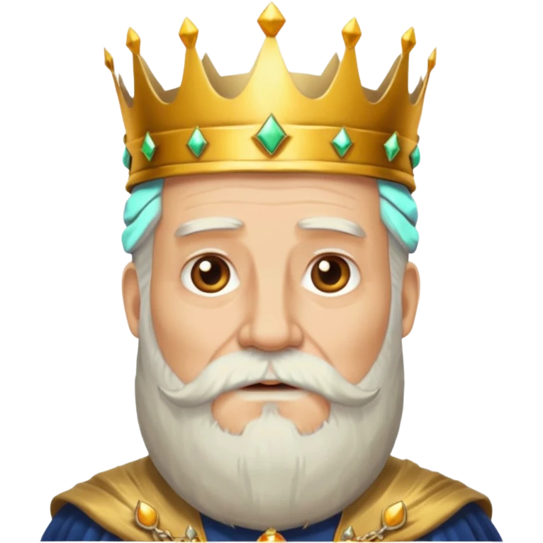 Make it based off a king make it based off the king , but make it an old man emoji