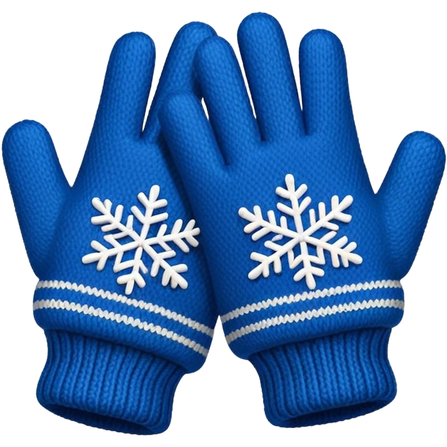 winter gloves emoji