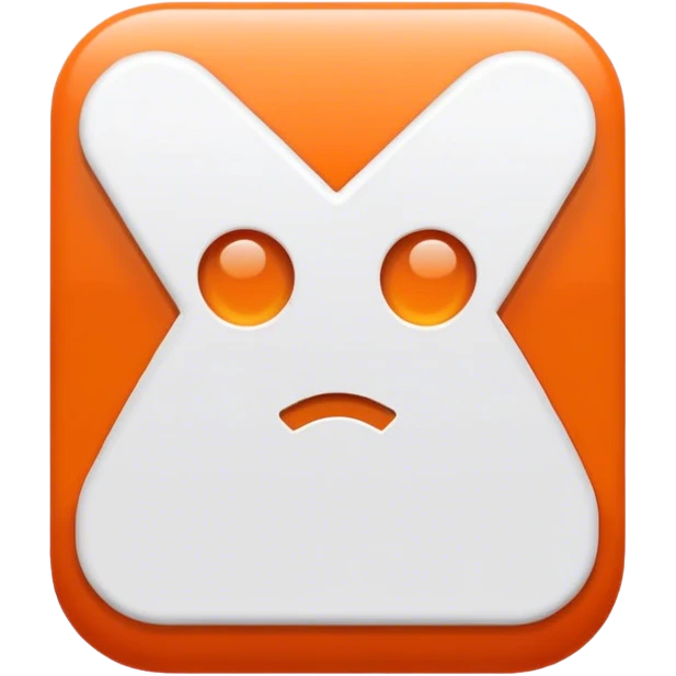 a white Y on an orange solid background to represent Y Combinator emoji