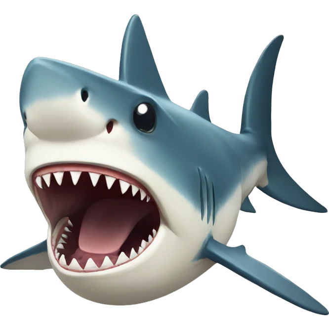 human shark emoji