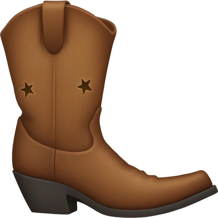 Cowboy boot emoji