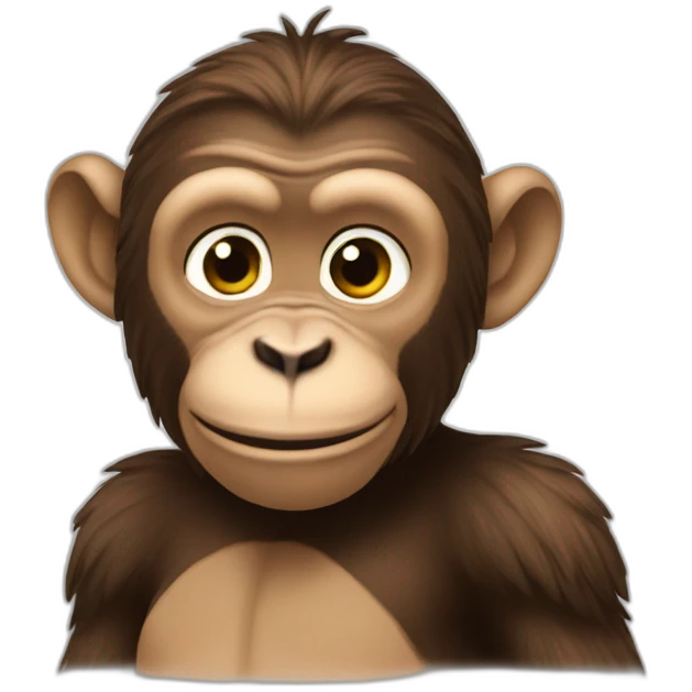 Un singe sur un singe sur un singe emoji