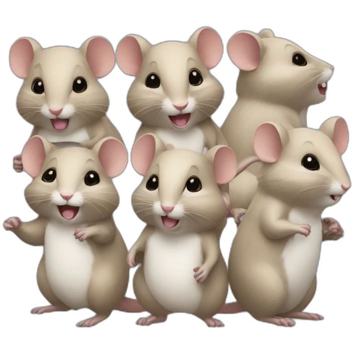 rodent disco party emoji